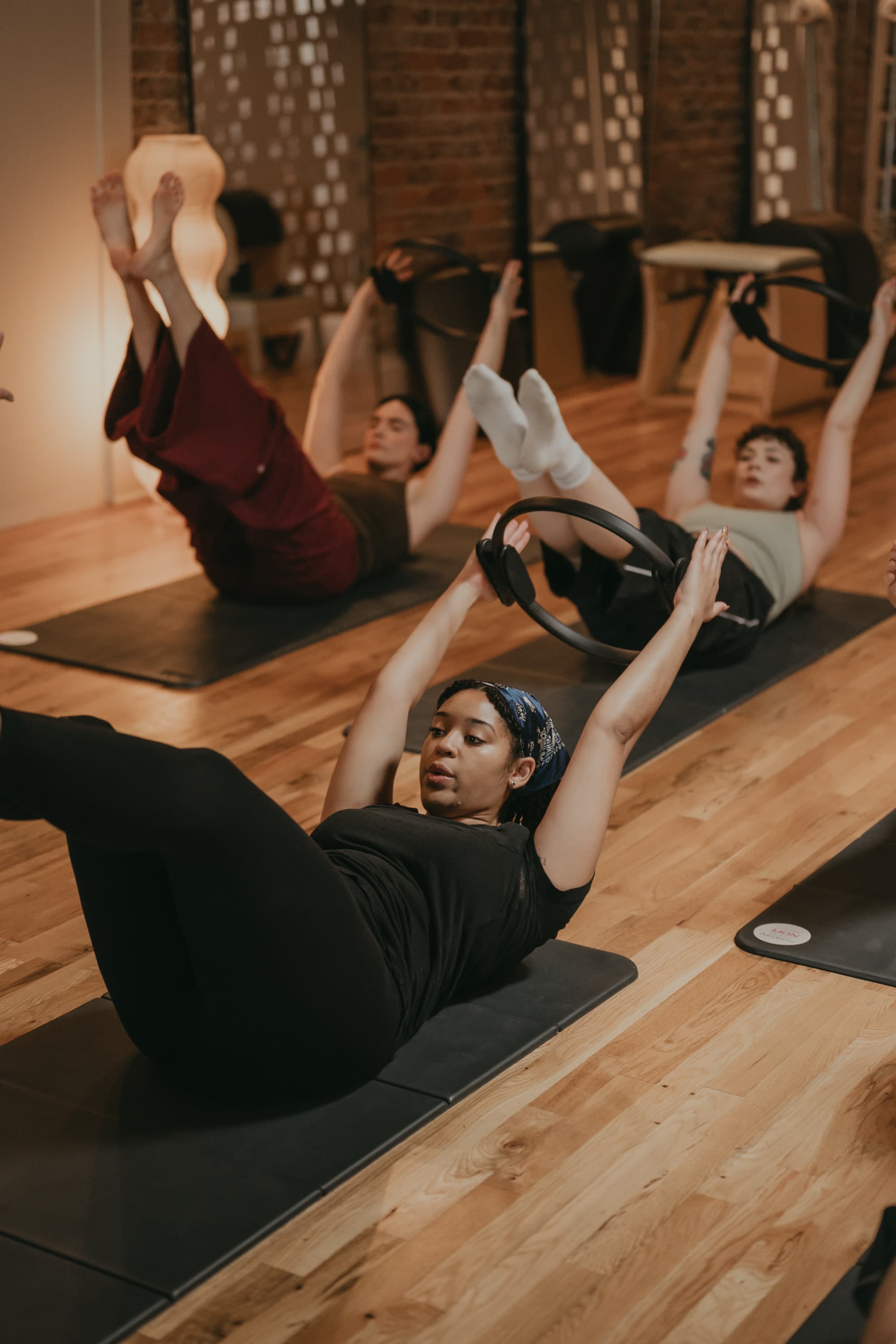 Mat class at Boomerang Pilates